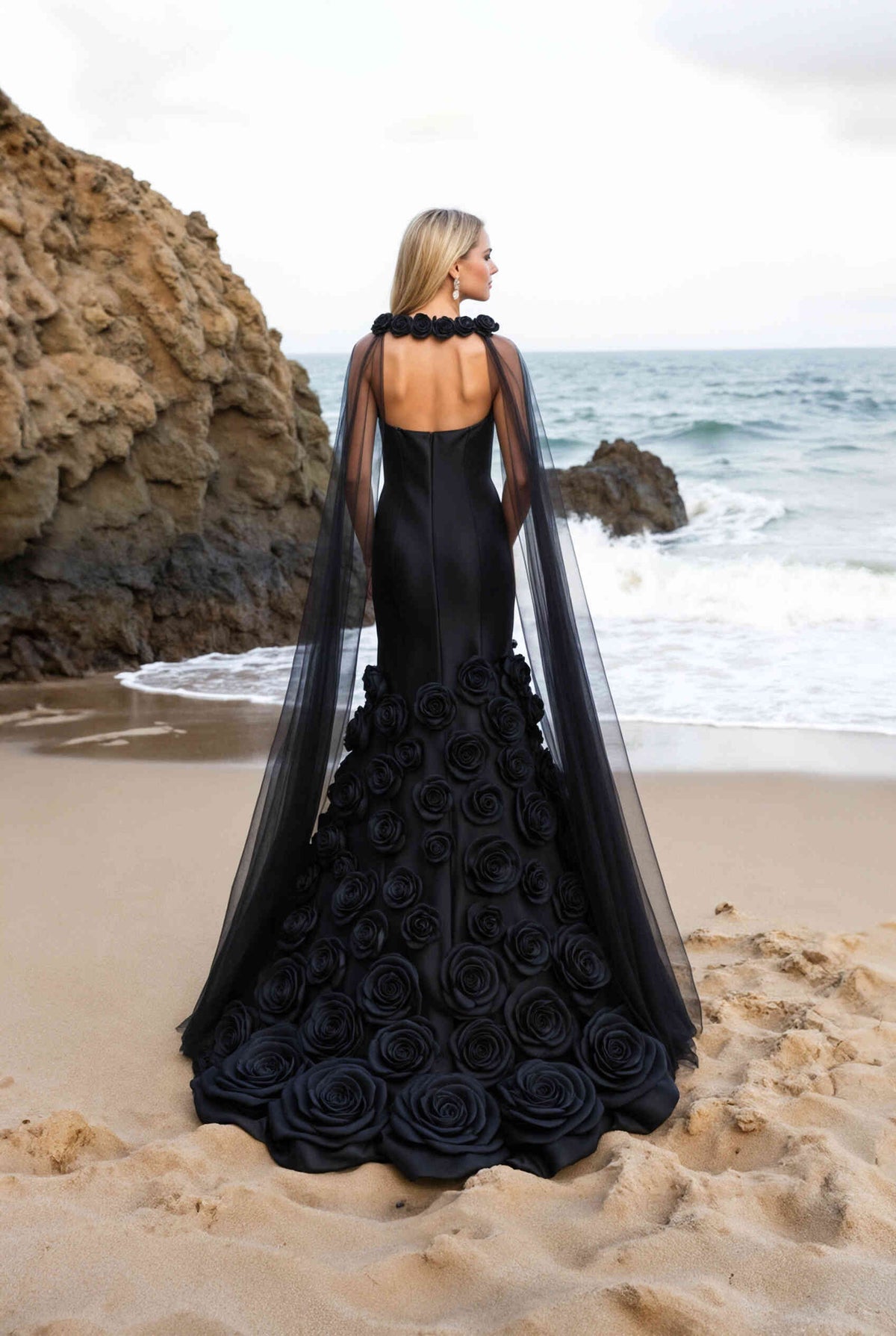 Terani Couture 251GL4184 Black