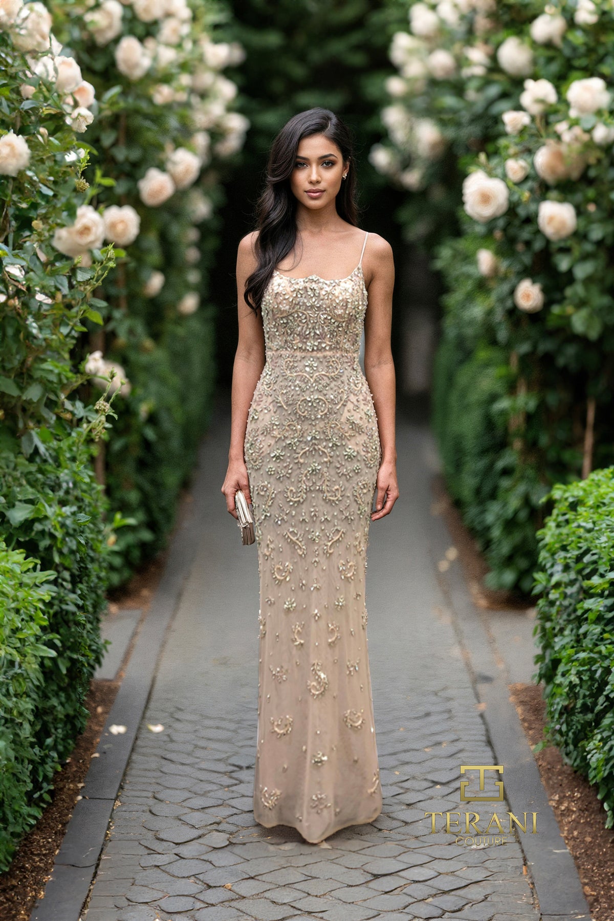 Terani Couture 261GL6366 Blush