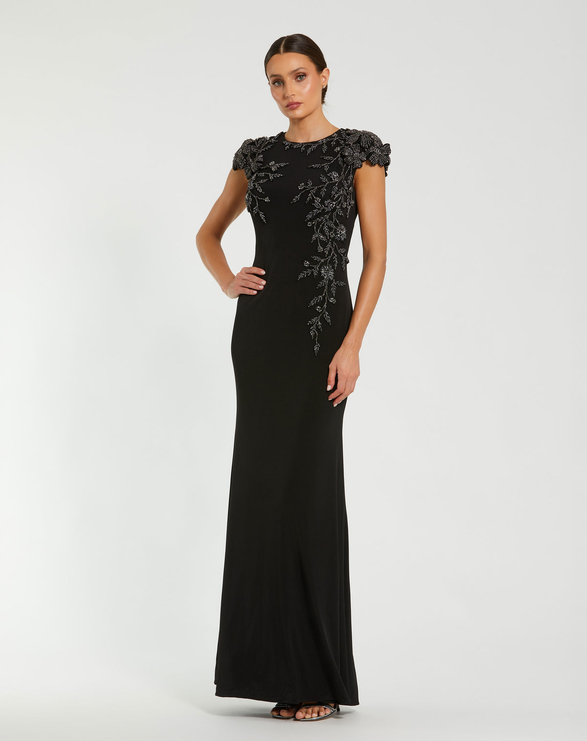 Mac Duggal 11847 Black Multi