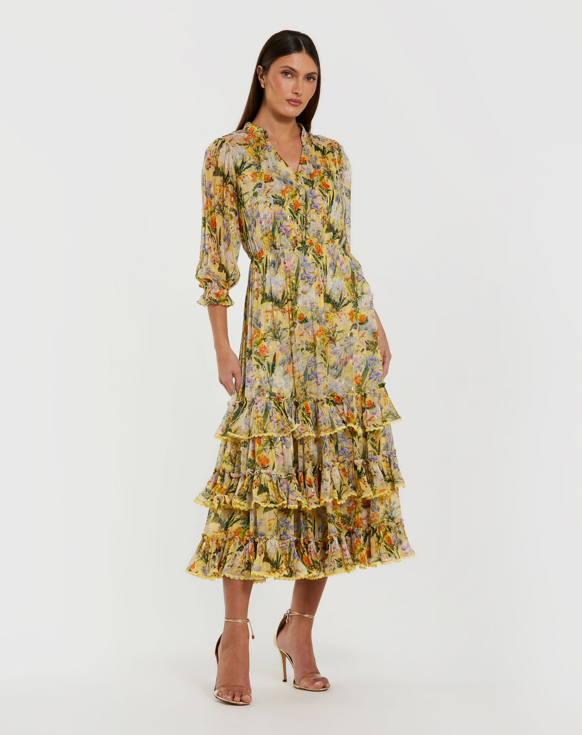 Mac Duggal 8335 Yellow Multi