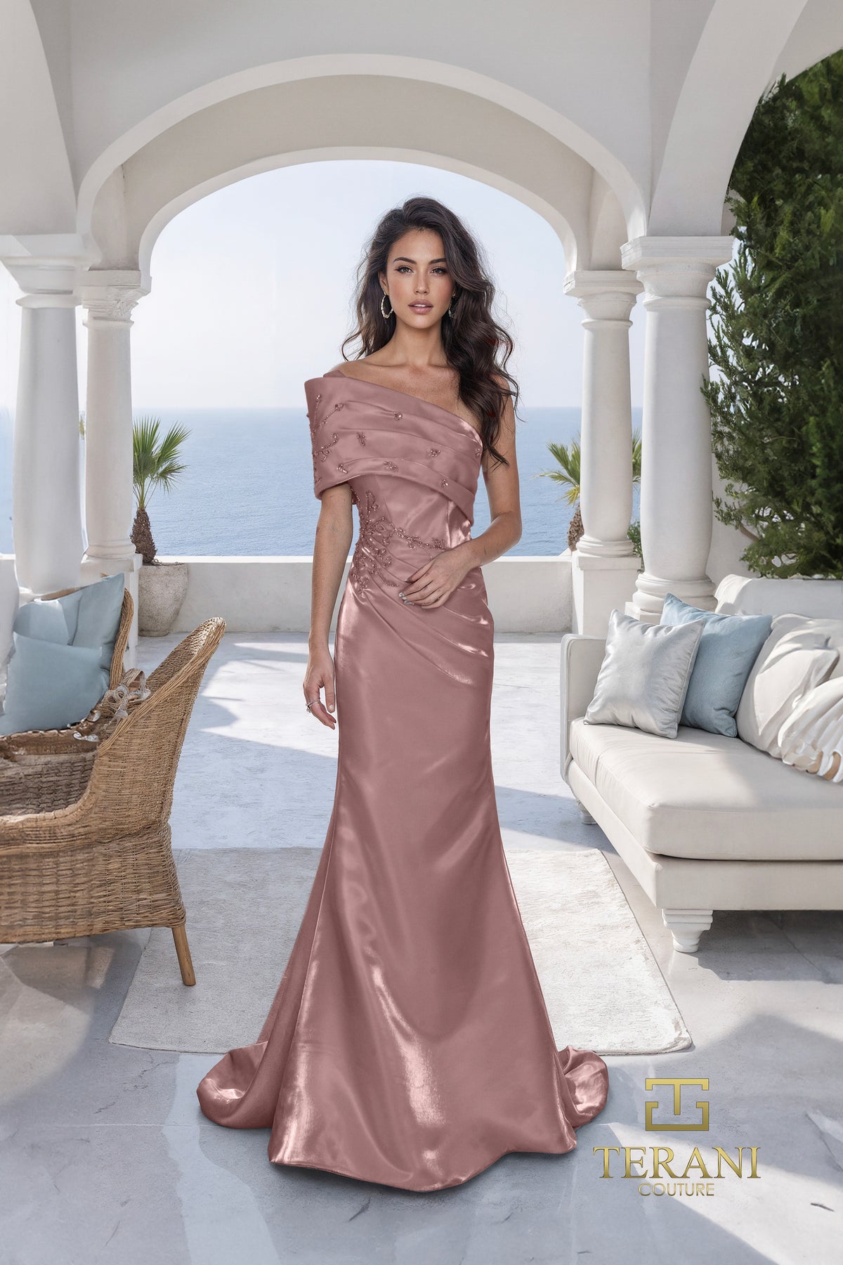 Terani Couture 261E6227 Espresso