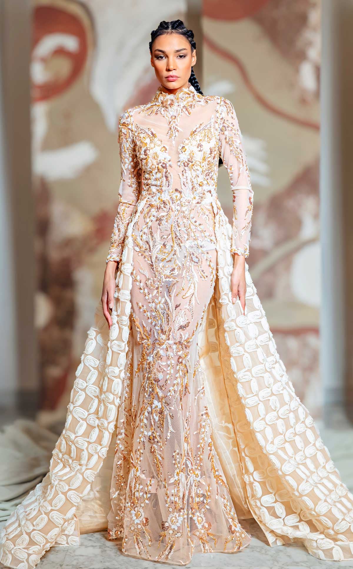 MNM Couture K4149 BEIGE