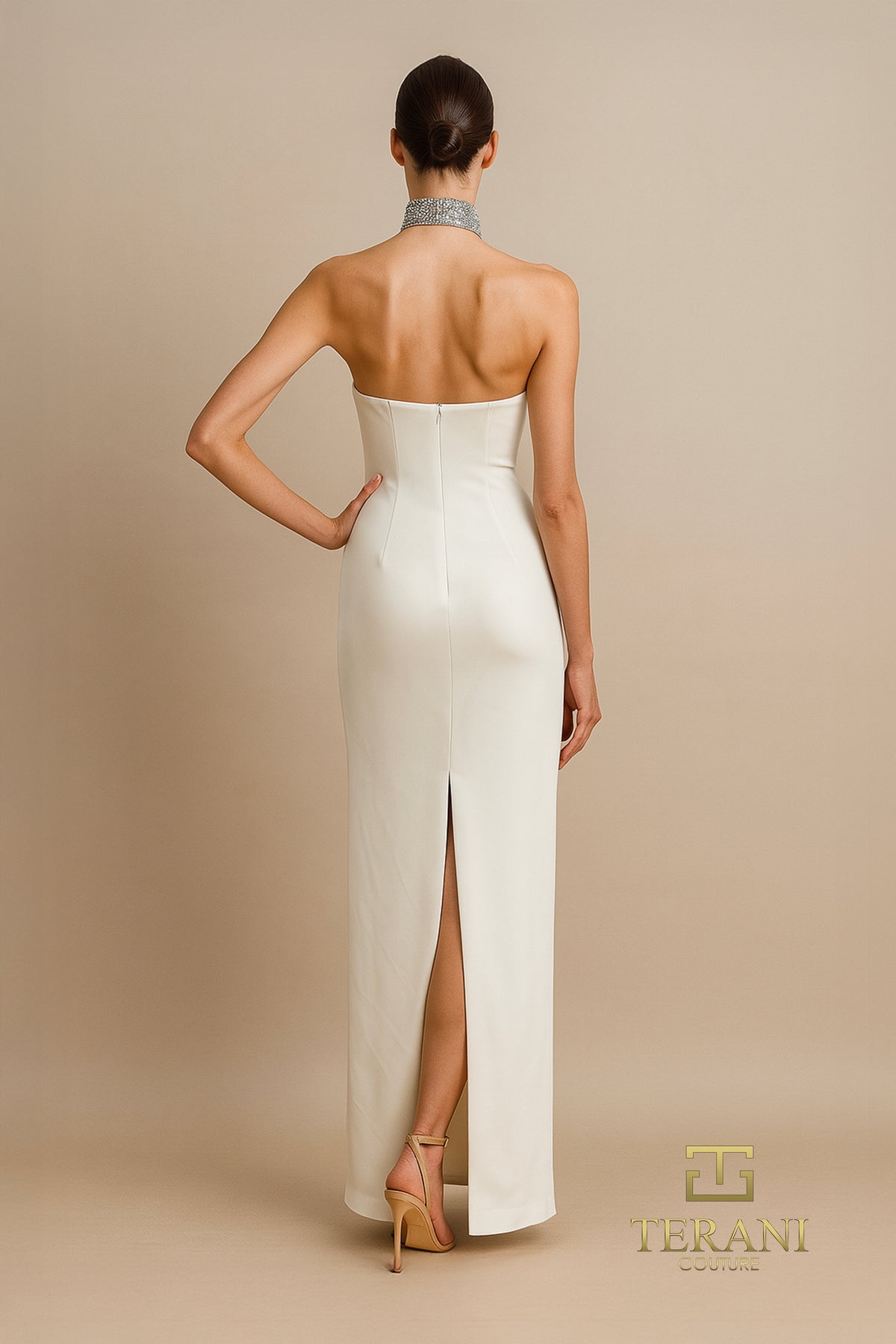 Terani Couture 261E6119 Ivory
