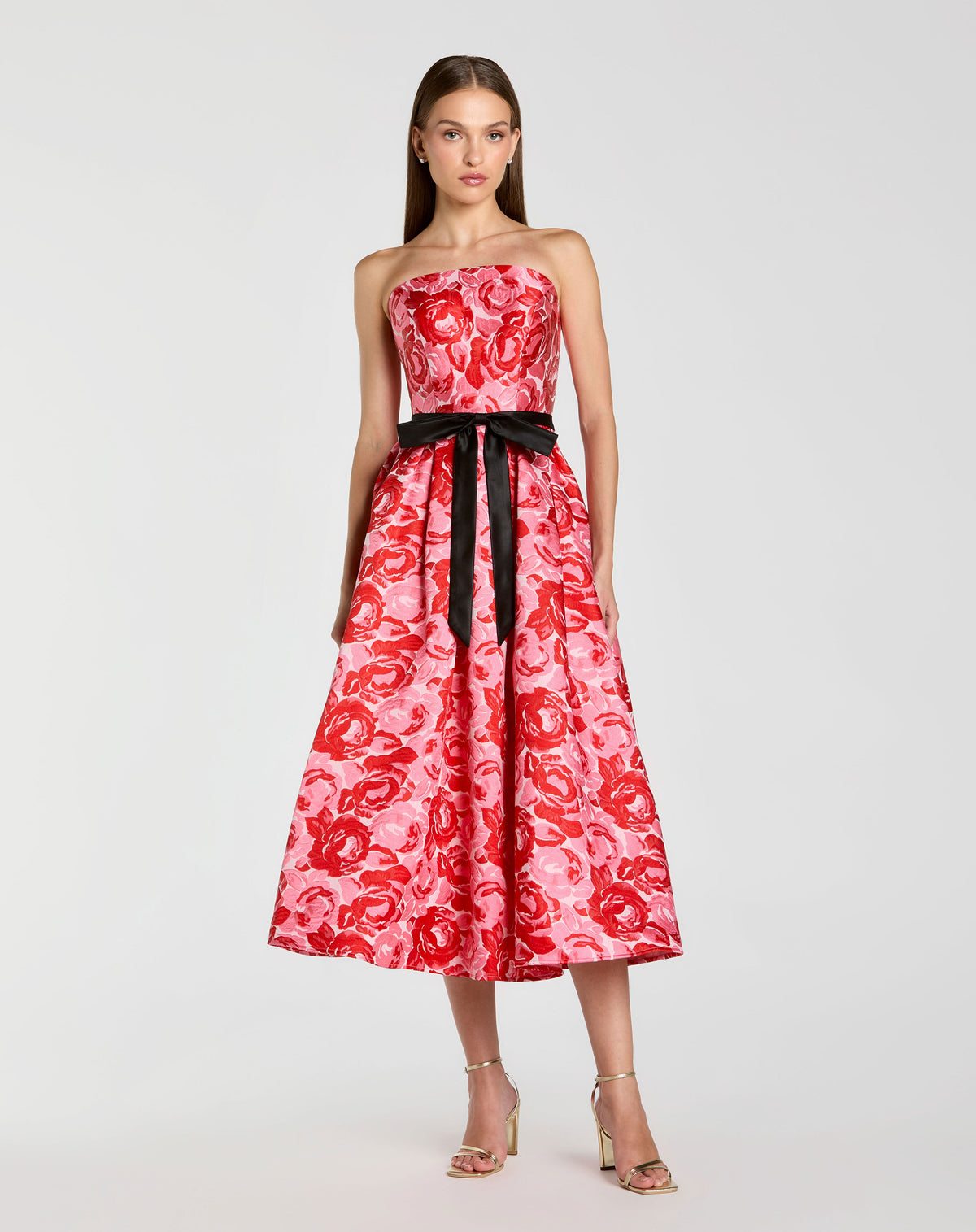 Mac Duggal 21252 Red Multi