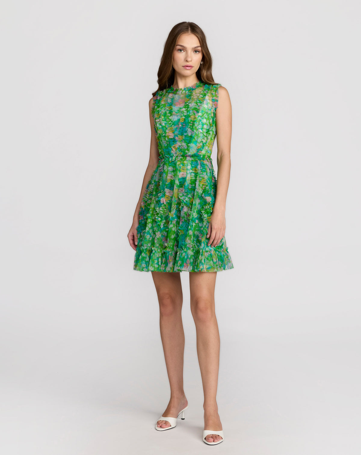 Mac Duggal 8307 Green Multi