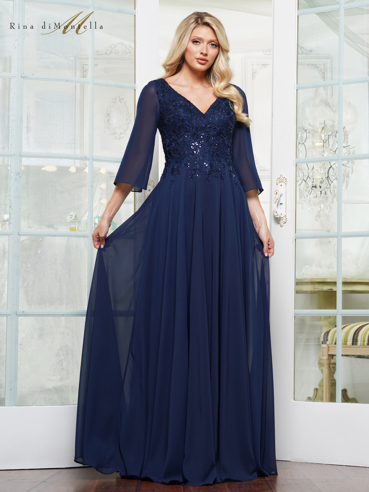 Rina Di Montella RD3241 Navy