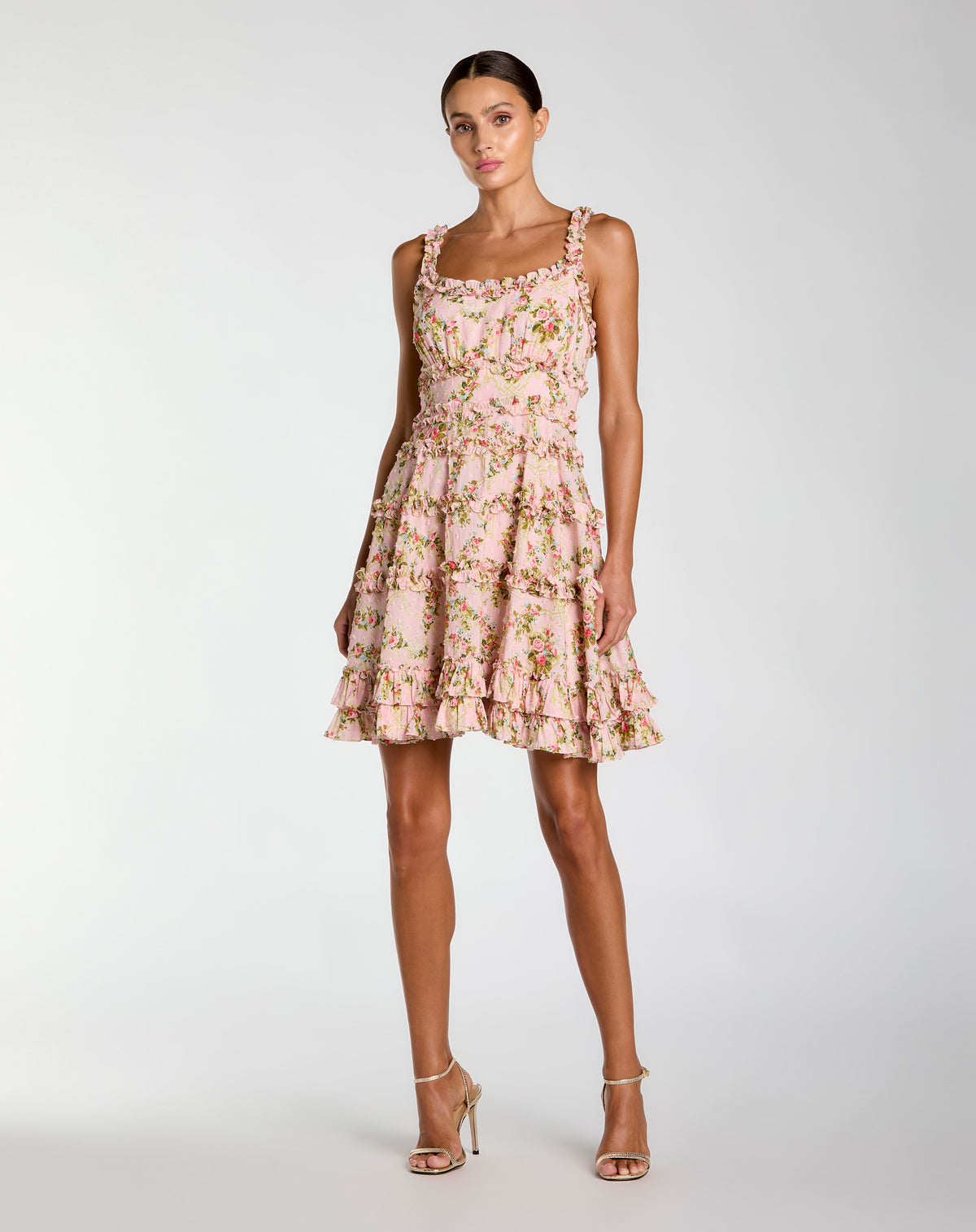 Mac Duggal 8257 Pink Multi