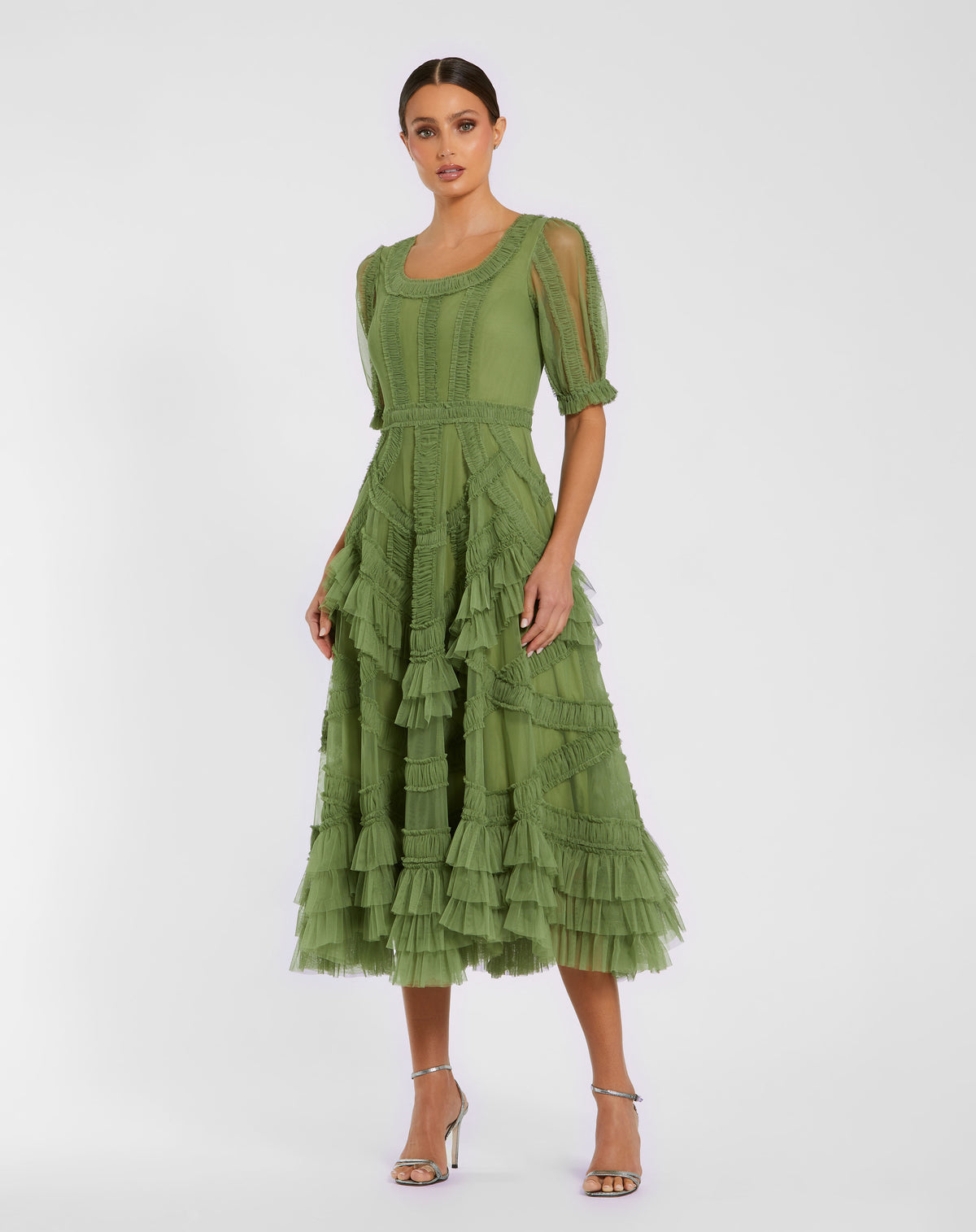 Mac Duggal 8248 Moss Green