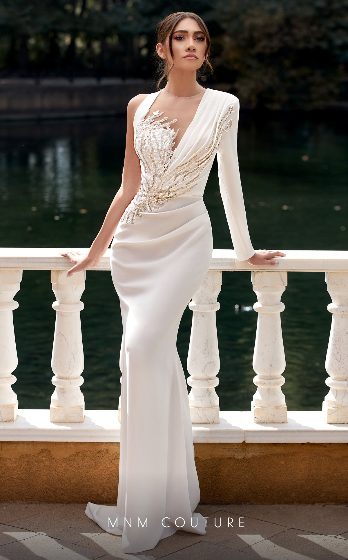 MNM Couture K3940 WHITE