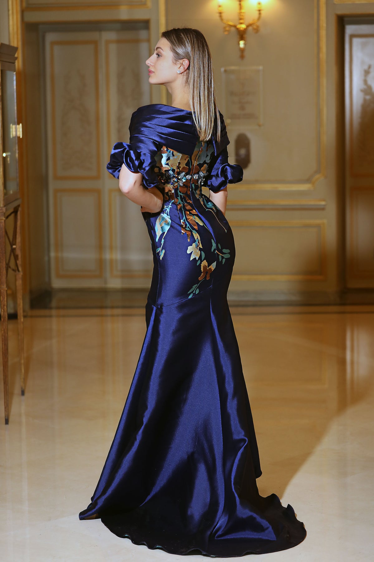 Terani Couture 242M3368 Blue