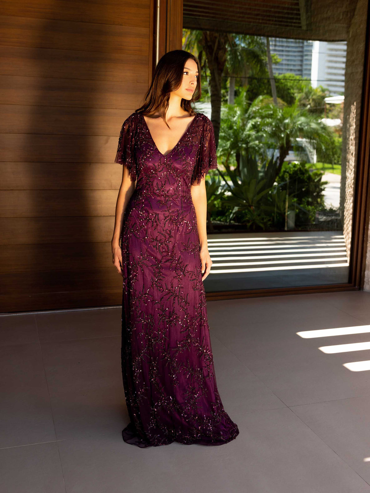 Primavera Couture 13124 BURGUNDY