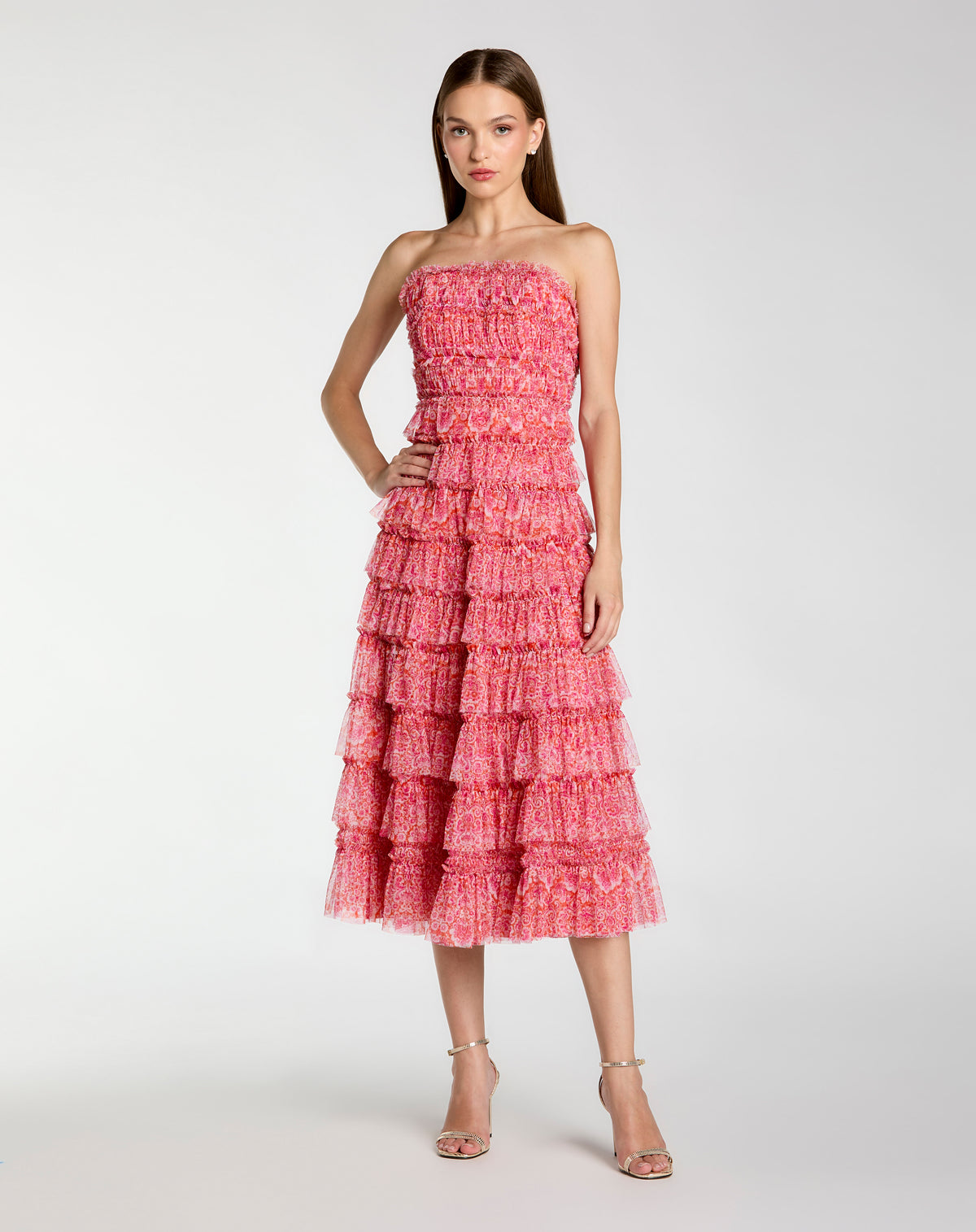 Mac Duggal 8301 Pink Multi