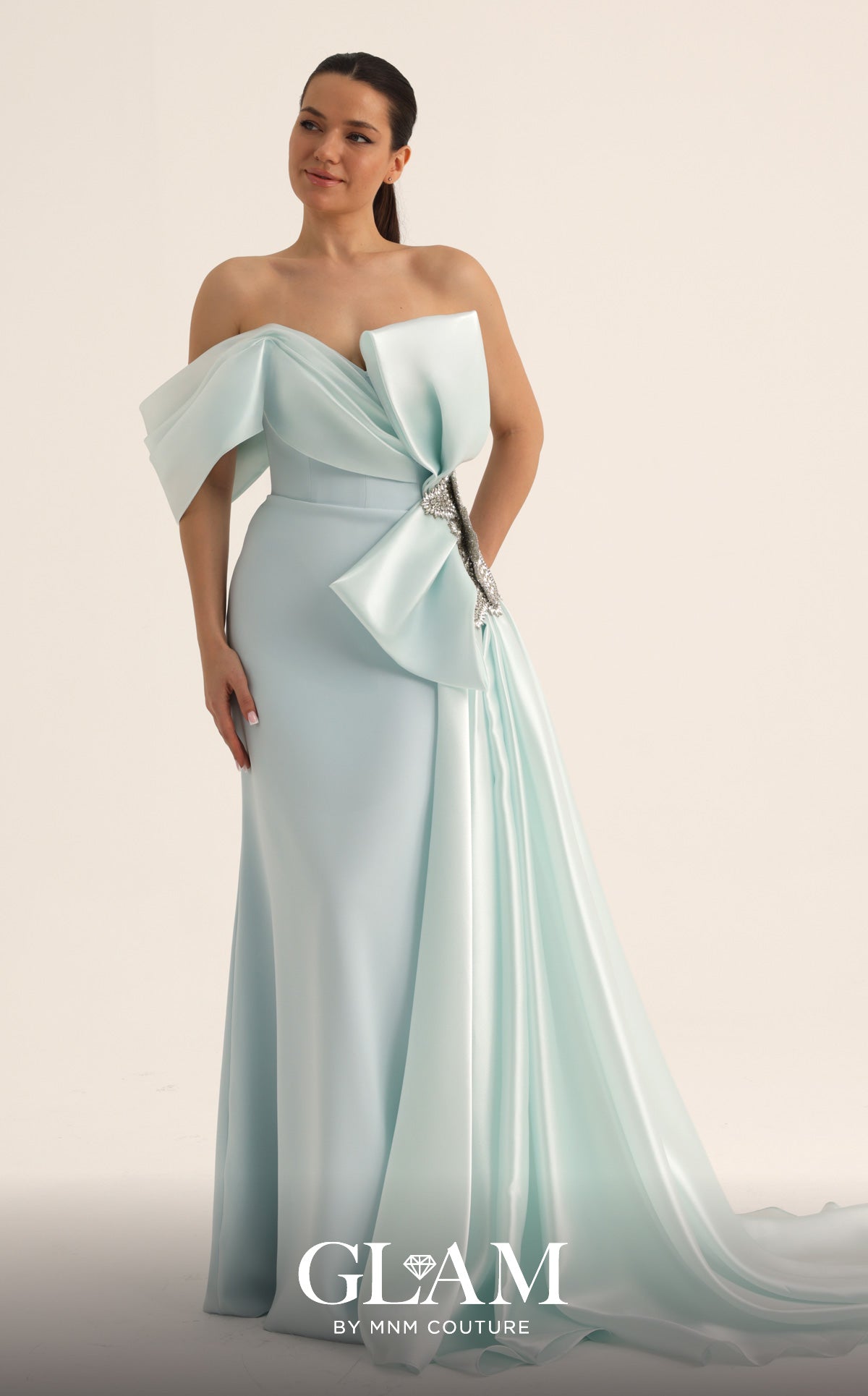 MNM Couture O07802 BLUE