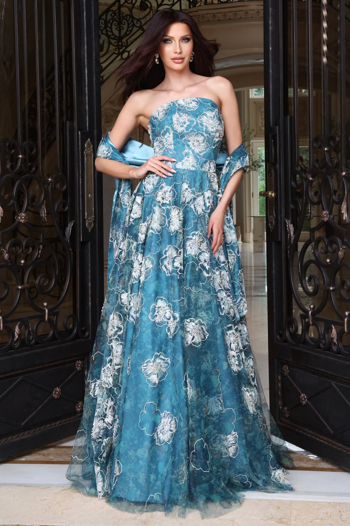 Jovani 47216 GREEN MULTI