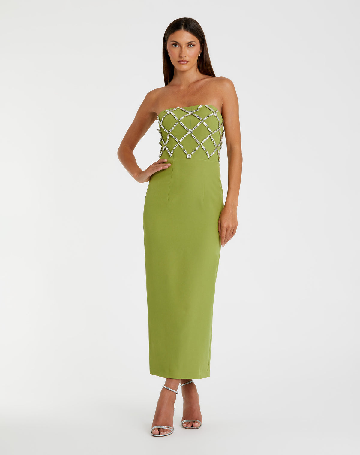 Mac Duggal 21064 Apple Green
