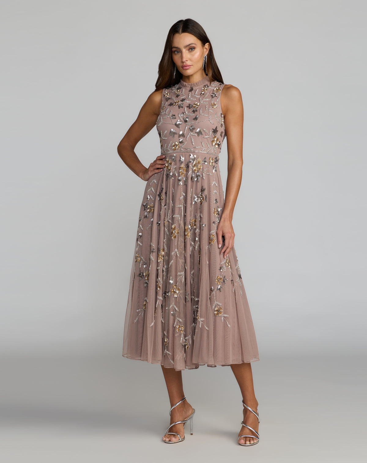 Mac Duggal 10815 Taupe