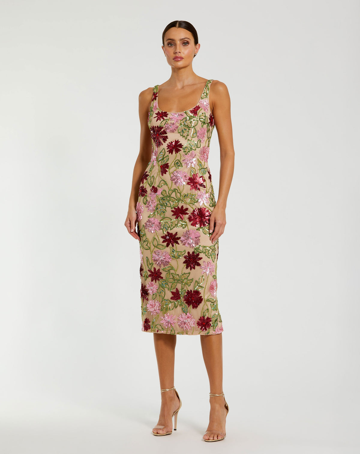 Mac Duggal 6124 Nude Multi