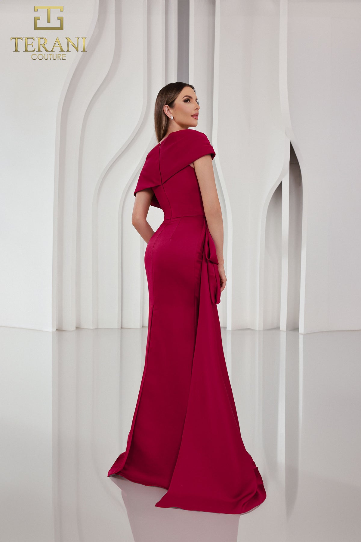 Terani Couture 242M3338 Wine