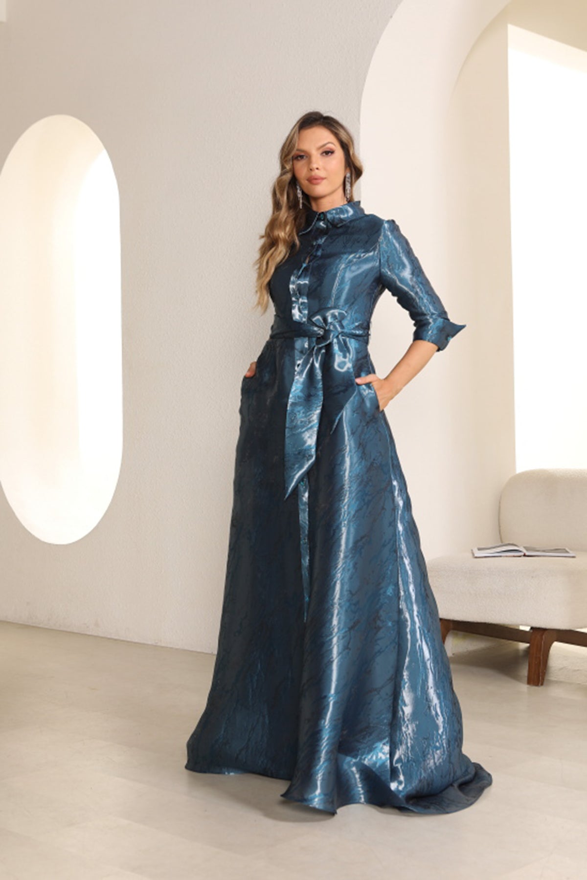 Terani Couture 251M4462 Blue