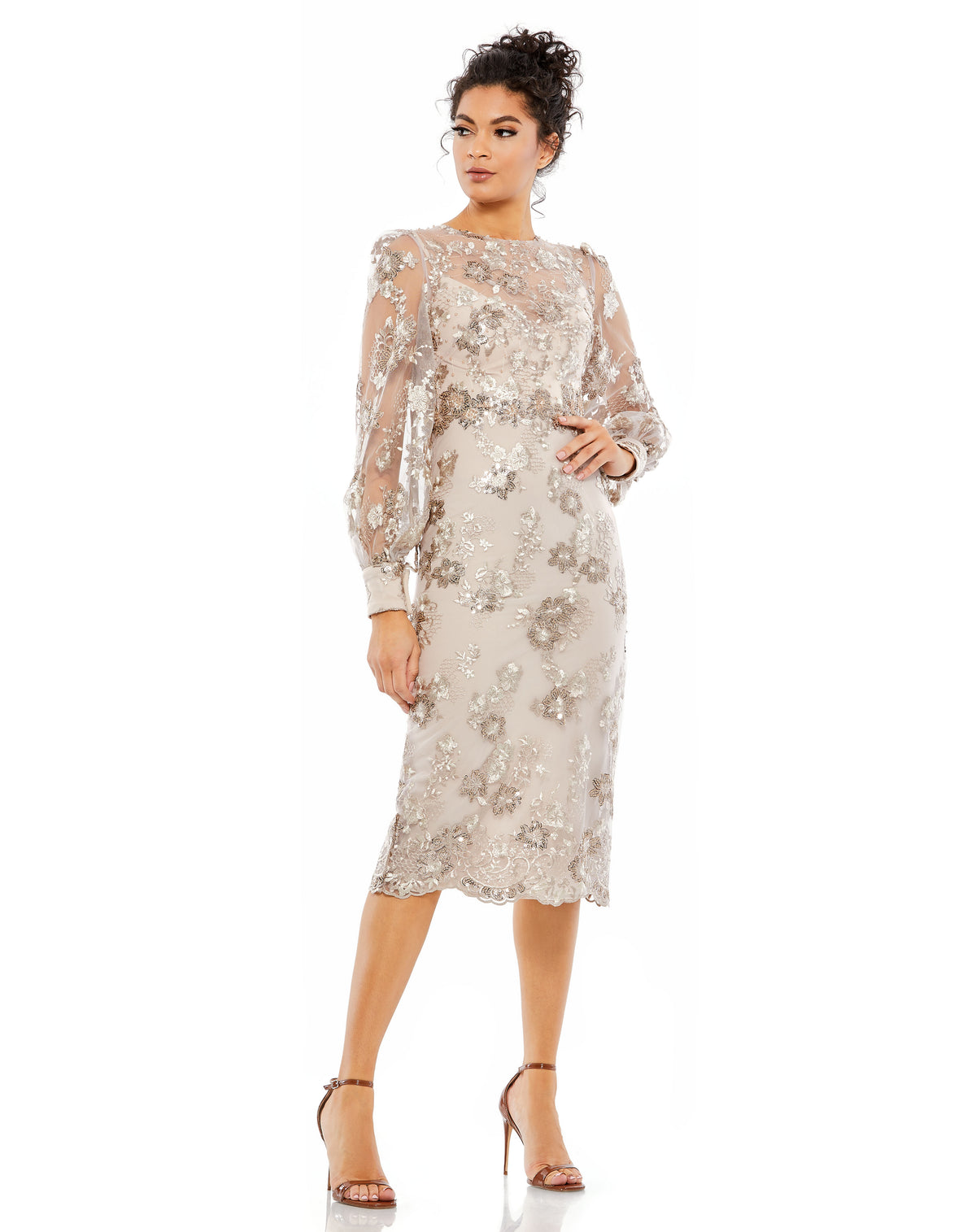 Mac Duggal 70237 Mocha