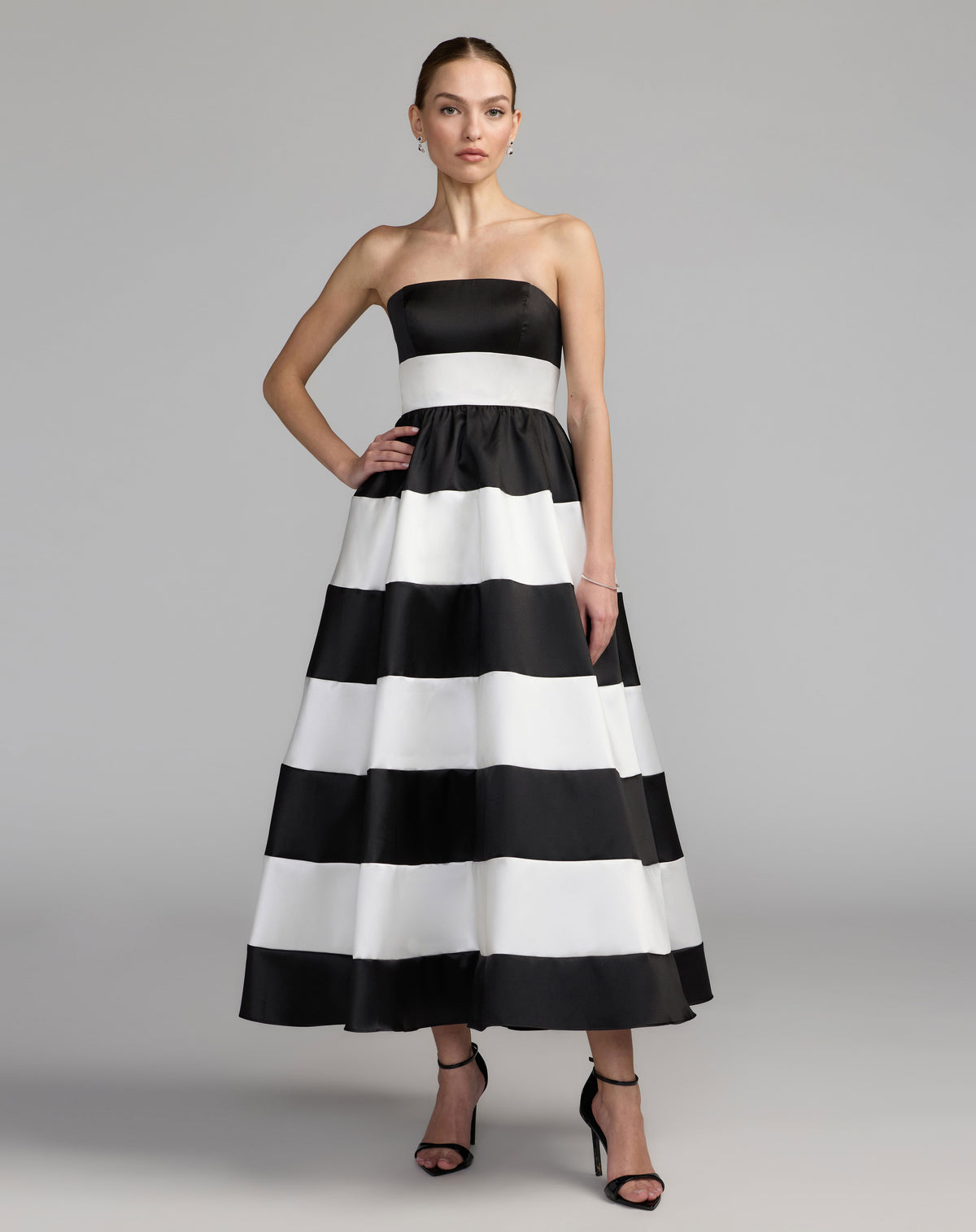 Mac Duggal 56281 Black Ivory