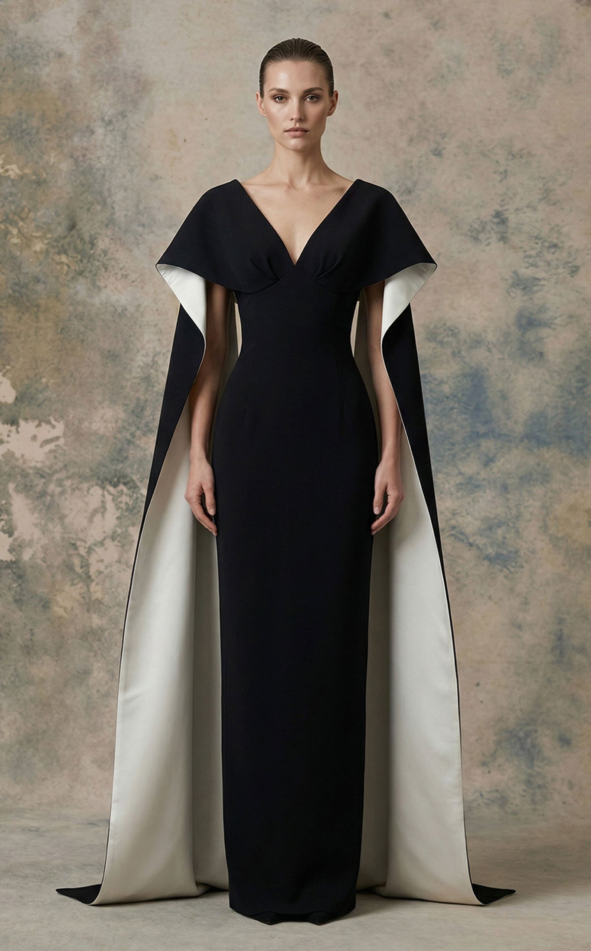 MNM Couture N0746 BLACK/WHITE