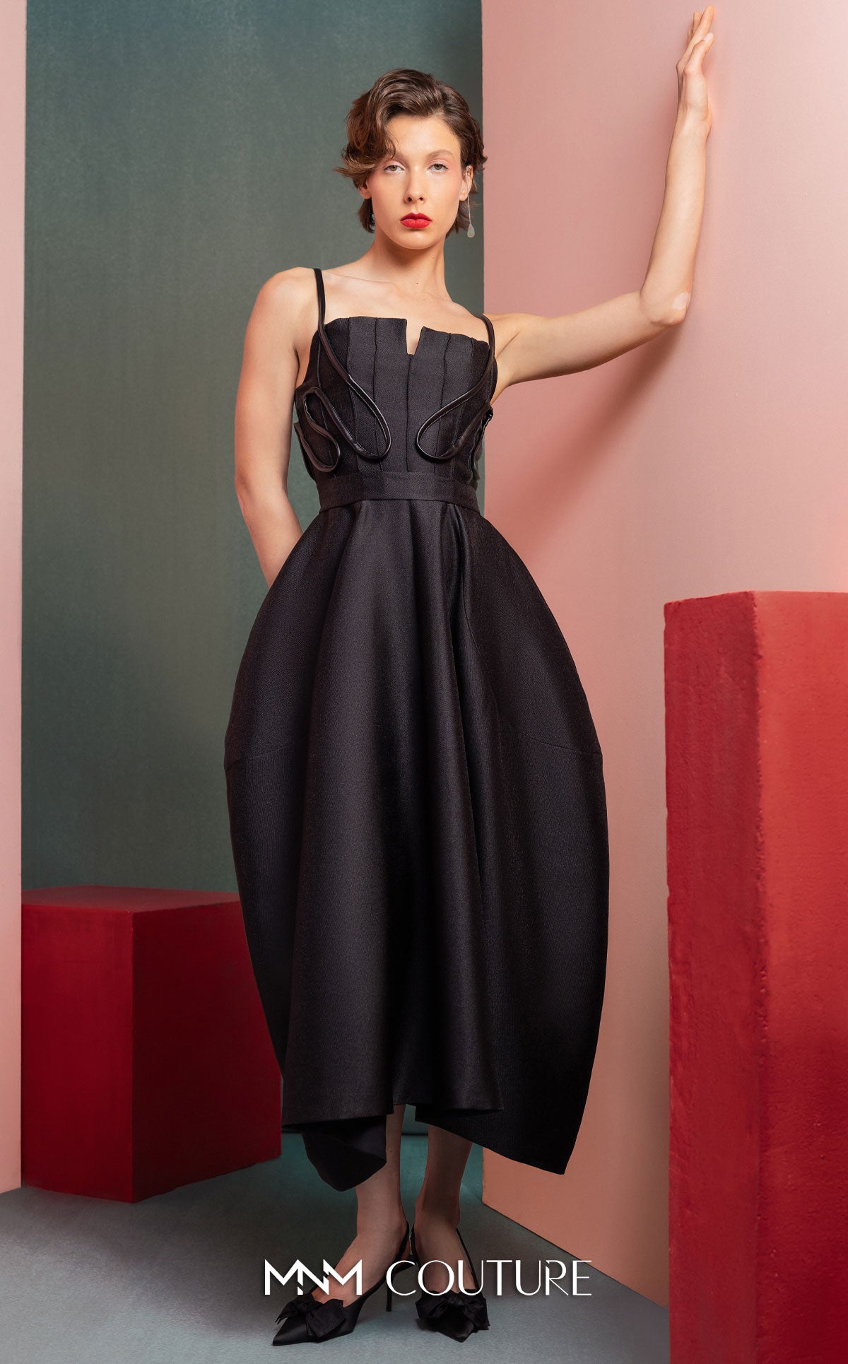 MNM Couture GOF2501 BLACK