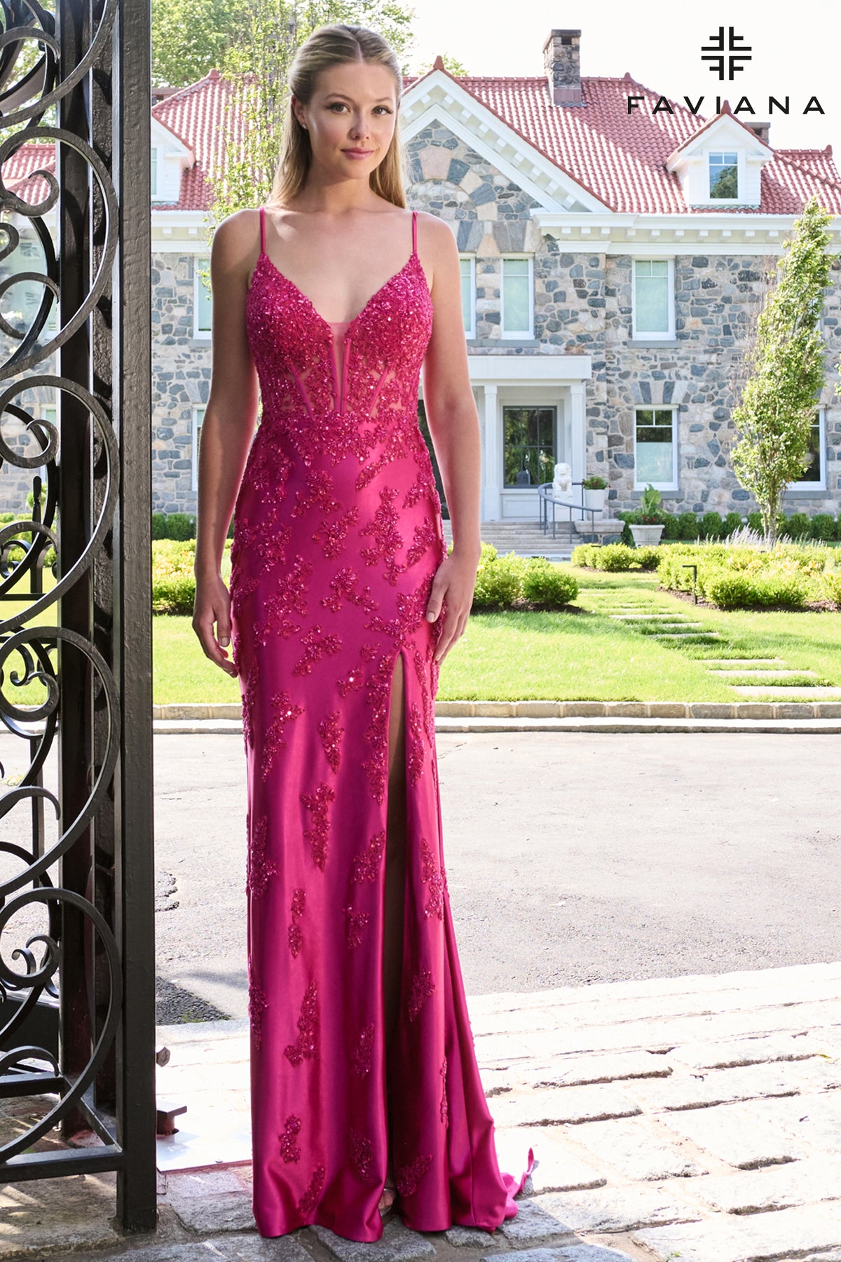 Faviana 11637 RASPBERRY