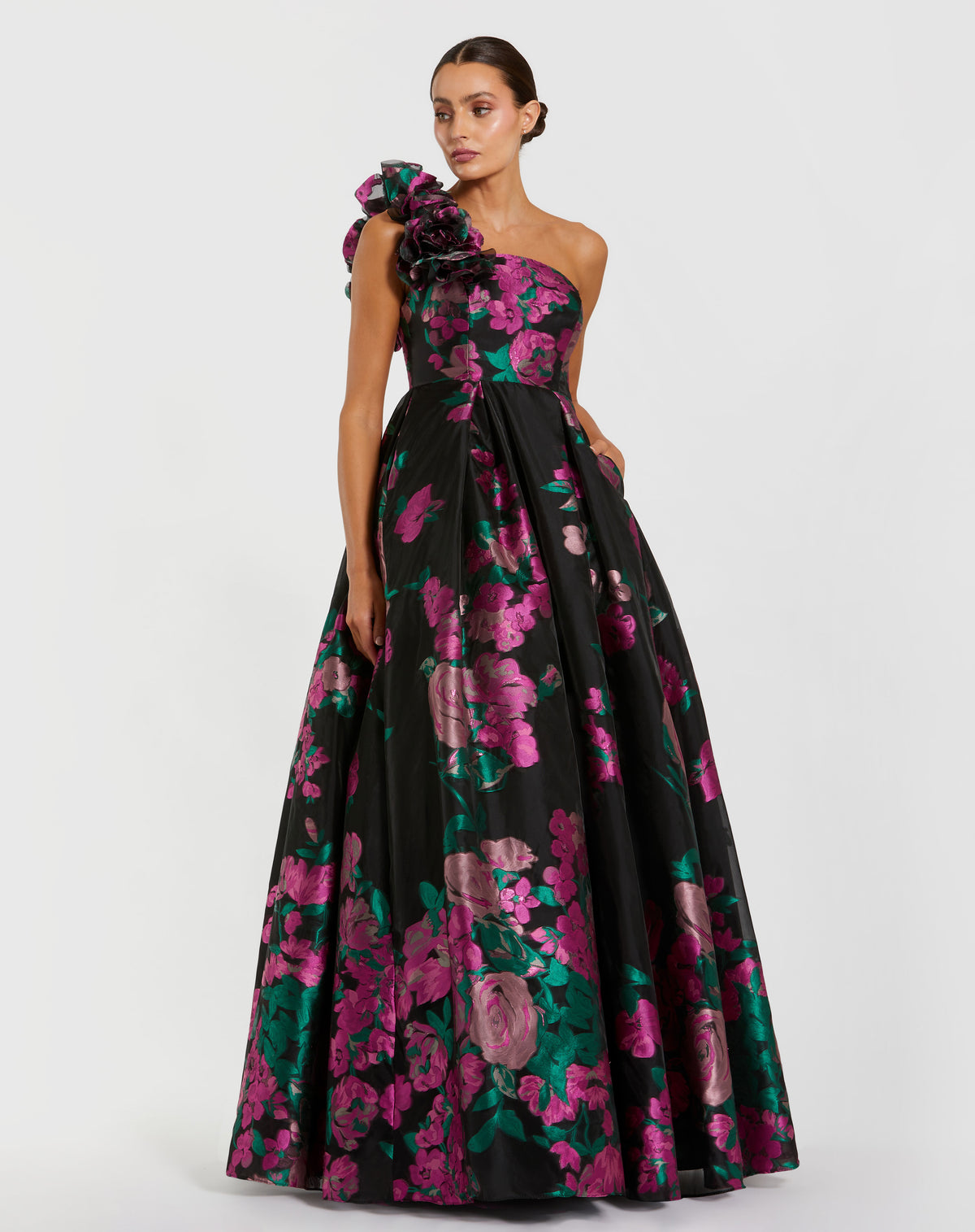 Mac Duggal 11967 Black Multi