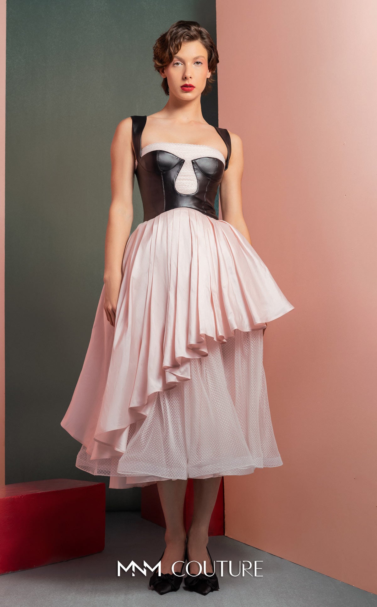 MNM Couture GOF2530 BLACK/WHITE