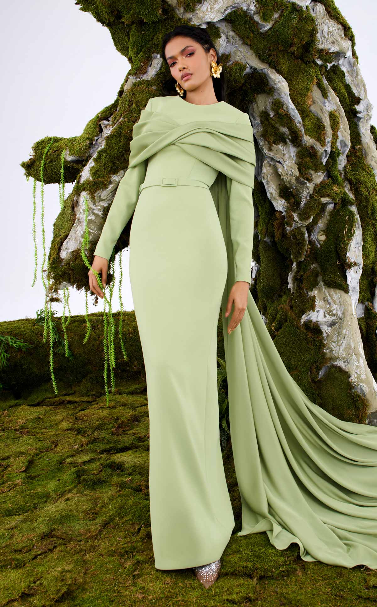 MNM Couture N0672 OLIVE